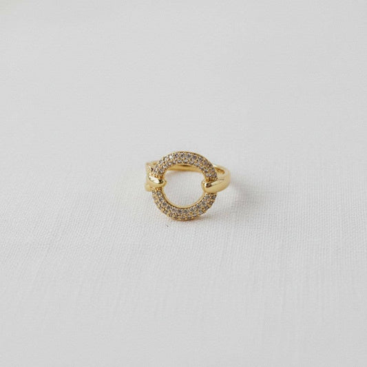 Artistic Geometric Ring