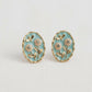 Floral Enamel Earrings