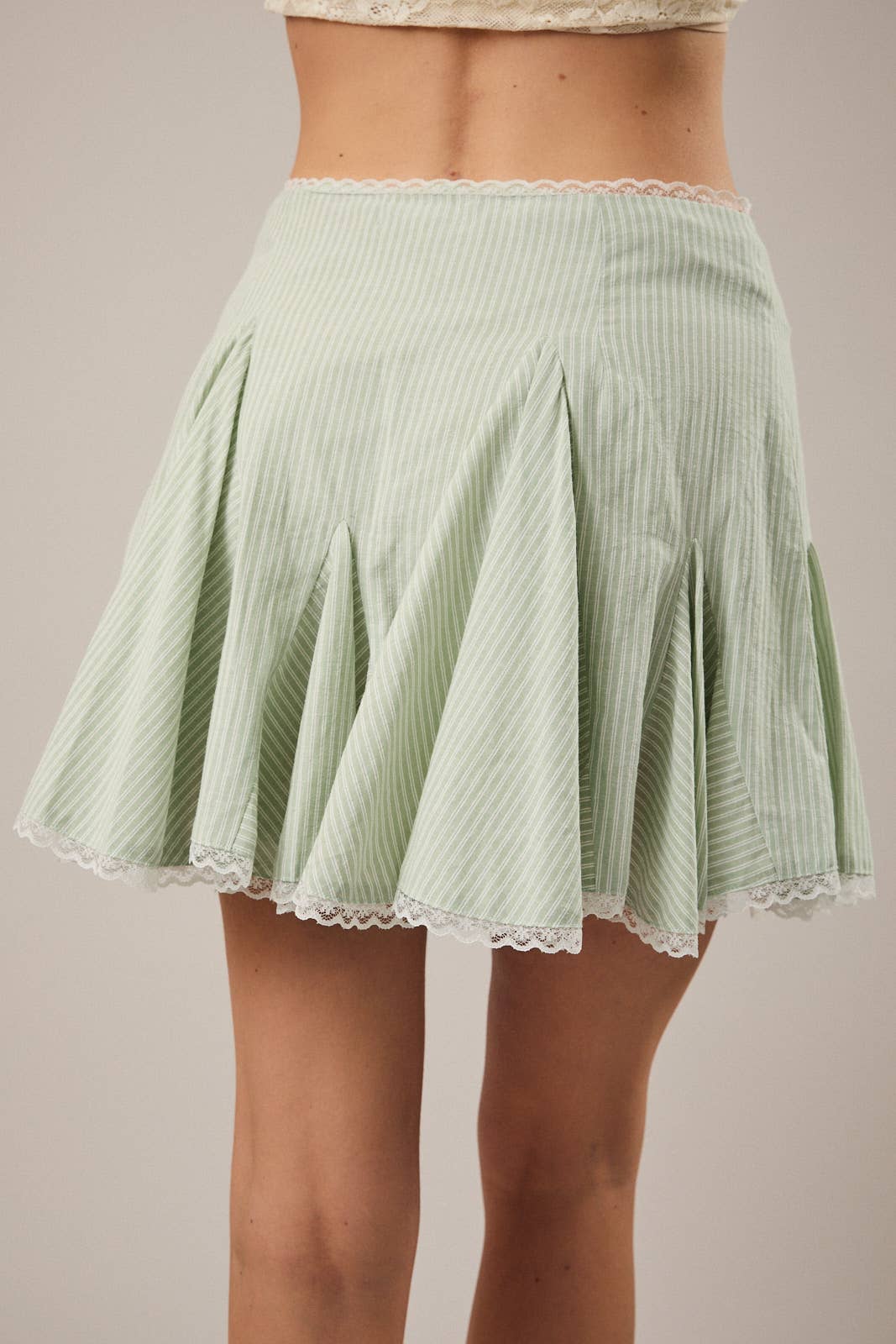Green Mini Skort