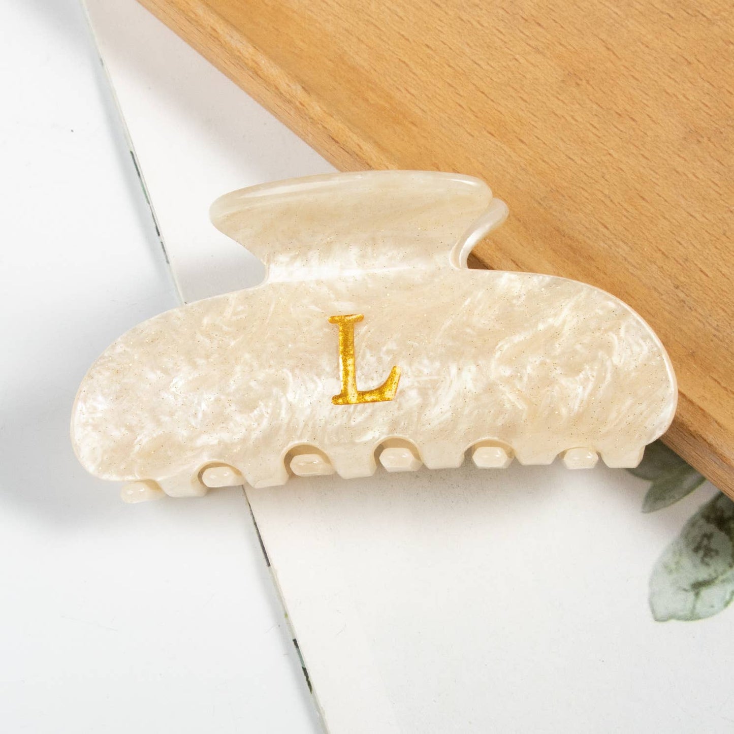 Letter Claw Clip