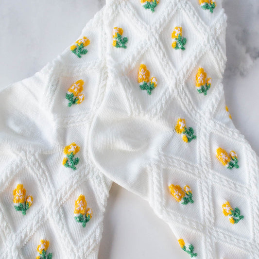 Floral Casual Sock