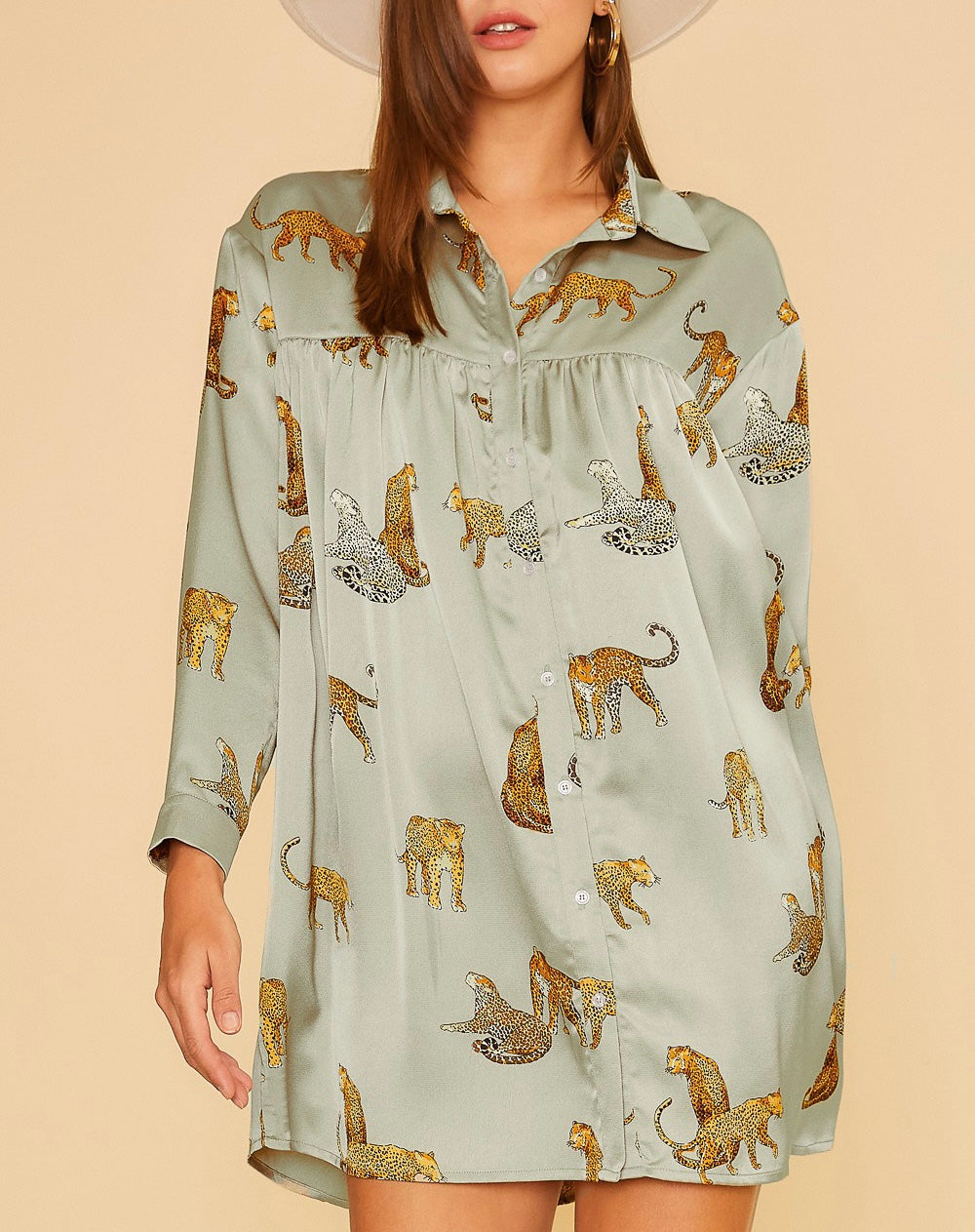 Jungle Moss Mini Dress