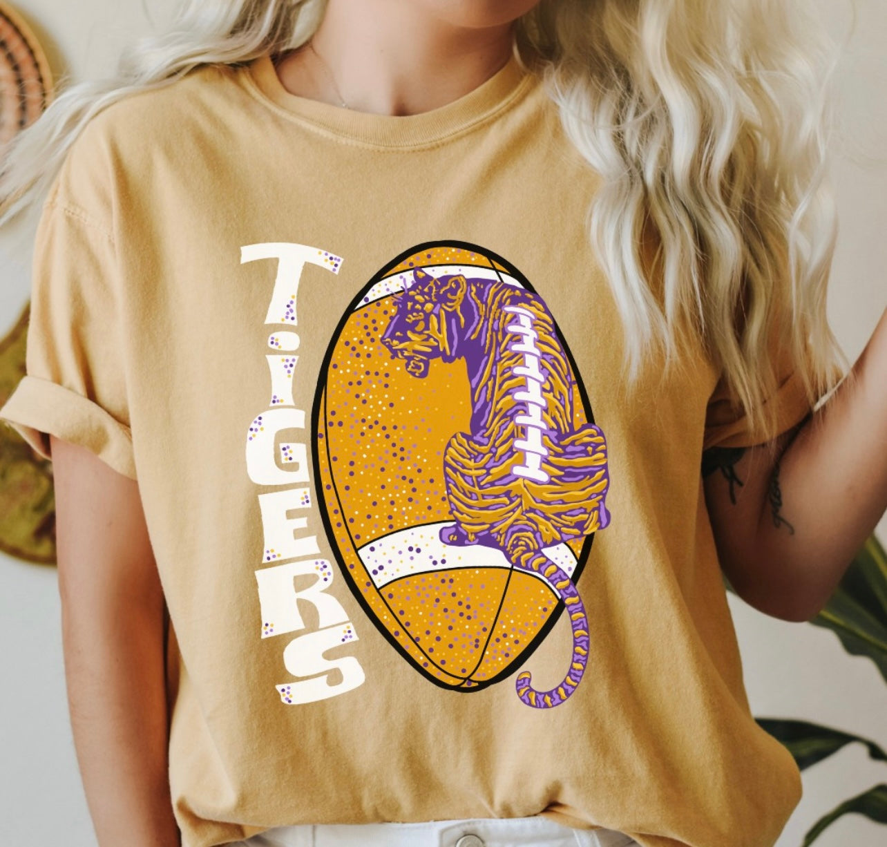 LSU Football Tee