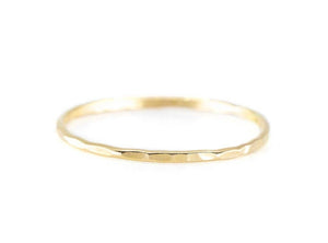 Hammered Stacking Ring