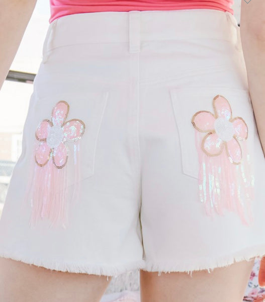 Flirty Flower Shorts