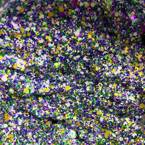 King Cake Blend Face Glitter