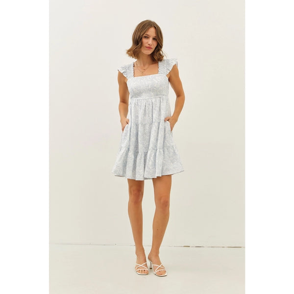Smocked Mini Dress