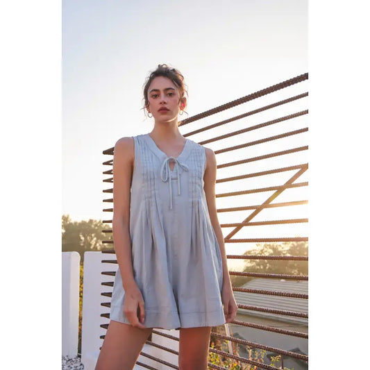 Denim Romper