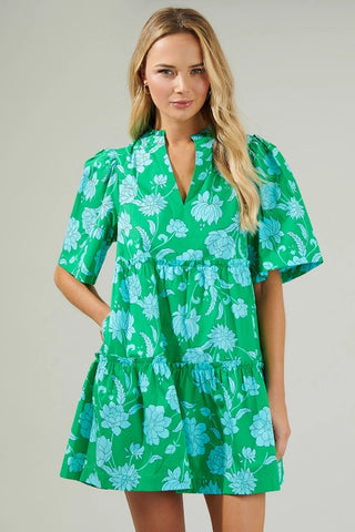 Water Lilly Shift Dress