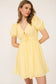 Yellow Mini  Dress
