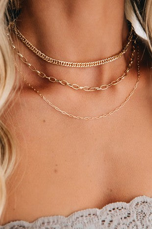 Chain Necklace Set