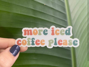 Iced Coffee Sticker