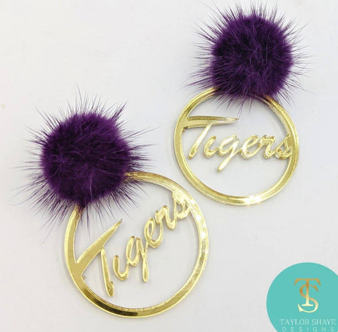 Tiger Puff Hoops